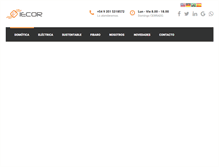 Tablet Screenshot of iecor.com